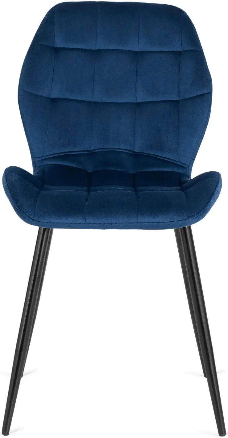Обеденный набор 1+4 Mebel Elite Clark 120/160 Lucky (White/Black/Dark Blue) - 7