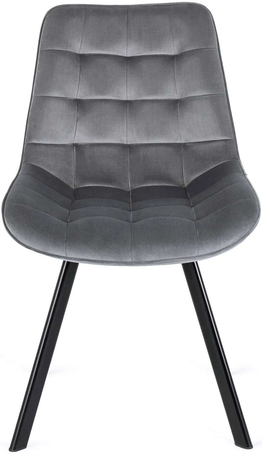 Обеденный набор 1+4 Mebel Elite Clark 120/160 Rick (Black/Grey) - 6