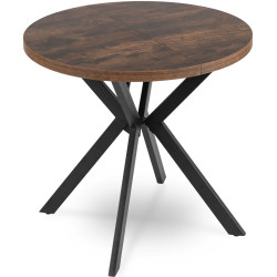 Обеденный набор 1+4 Mebel Elite Dorian 80/160 Lucky (Rustic Oak/Black/Grey) Thumb