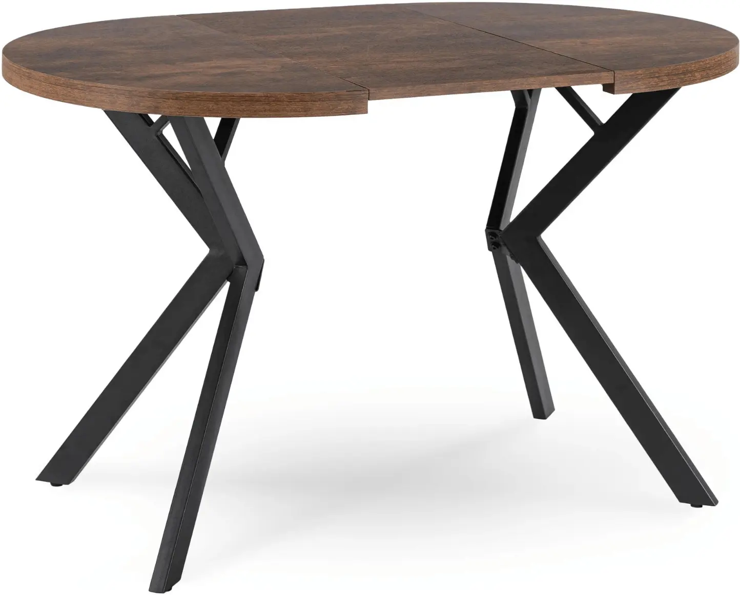 Обеденный набор 1+4 Mebel Elite Dorian 80/160 Lucky (Rustic Oak/Black/Grey) - 3