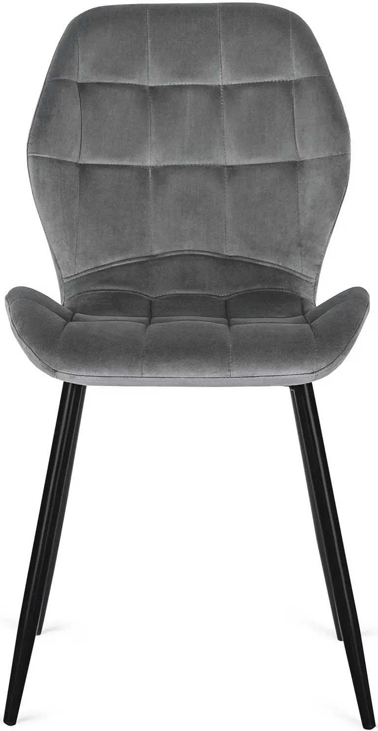 Обеденный набор 1+4 Mebel Elite Dorian 80/160 Lucky (Rustic Oak/Black/Grey) - 5