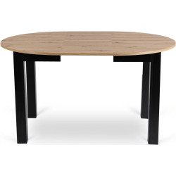Обеденный набор 1+4 Mebel Elite Harry 102/142 Bari (Artisan Oak/Black) Thumb