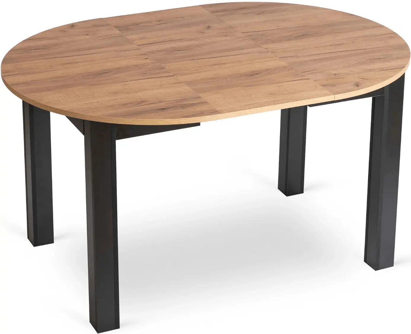 Обеденный набор 1+4 Mebel Elite Harry 102/142 Chris (Craft Oak/Black/Grey) - 3