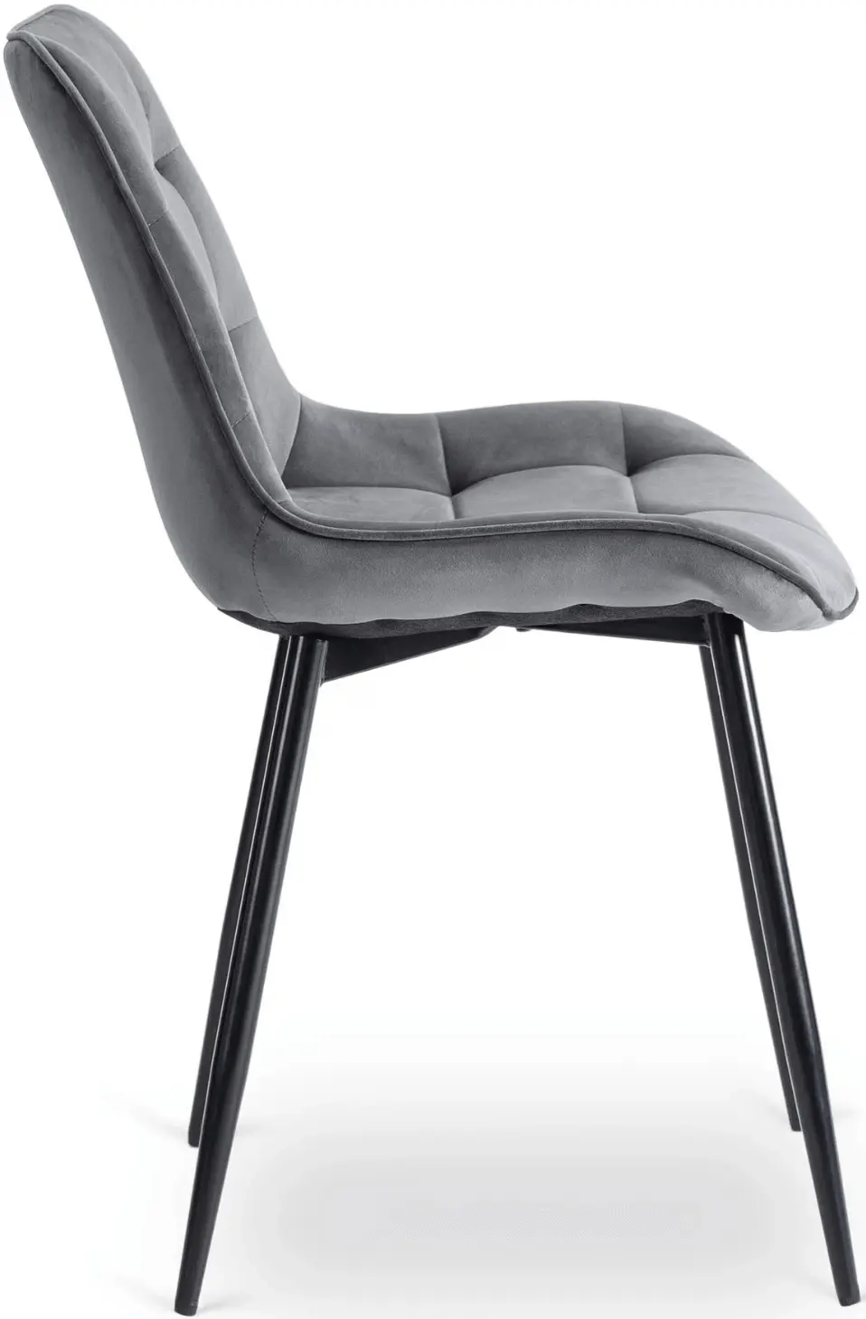 Обеденный набор 1+4 Mebel Elite Harry 102/142 Chris (Craft Oak/Black/Grey) - 7