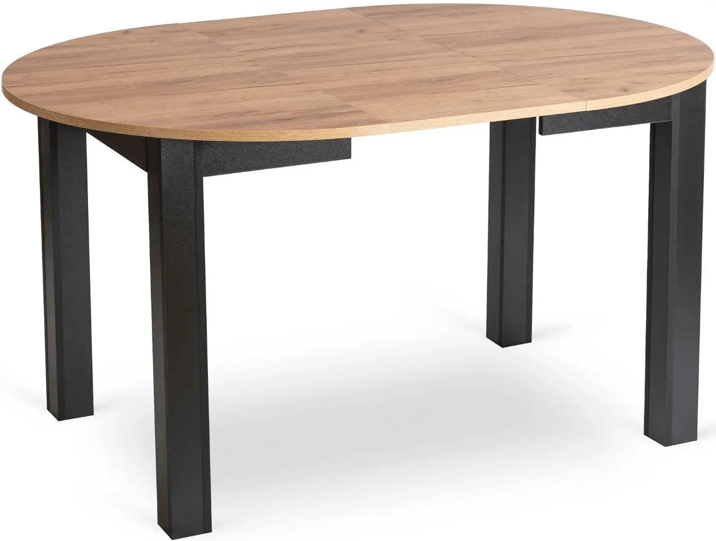 Обеденный набор 1+4 Mebel Elite Harry 102/142 Peru (Craft Oak/Black) - 4