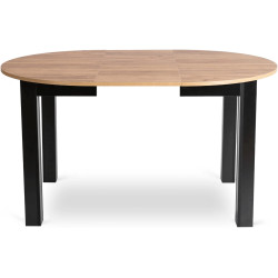 Обеденный набор 1+4 Mebel Elite Harry 102/142 Peru (Craft Oak/Black) Thumb