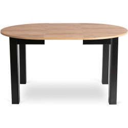 Обеденный набор 1+4 Mebel Elite Harry 102/142 Peru (Craft Oak/Black/Beige) Thumb