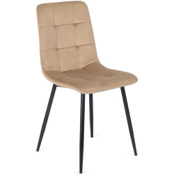 Обеденный набор 1+4 Mebel Elite Harry 102/142 Peru (Craft Oak/Black/Beige) Thumb