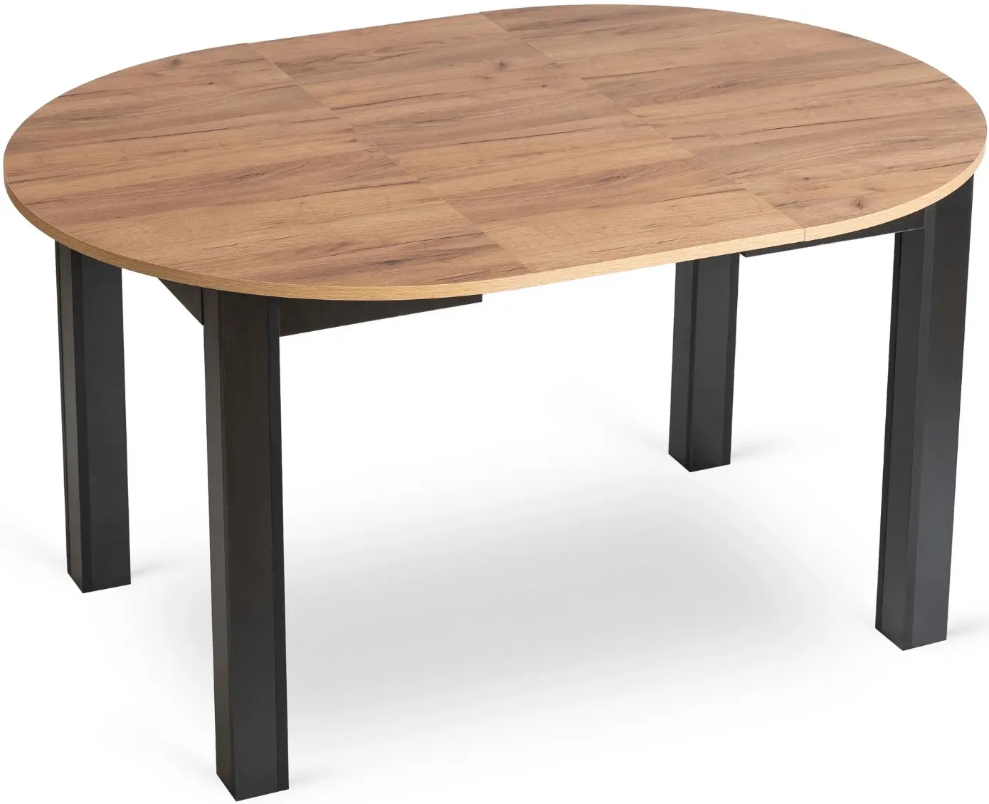 Обеденный набор 1+4 Mebel Elite Harry 102/142 Rick (Craft Oak/Black/Mustard) - 3