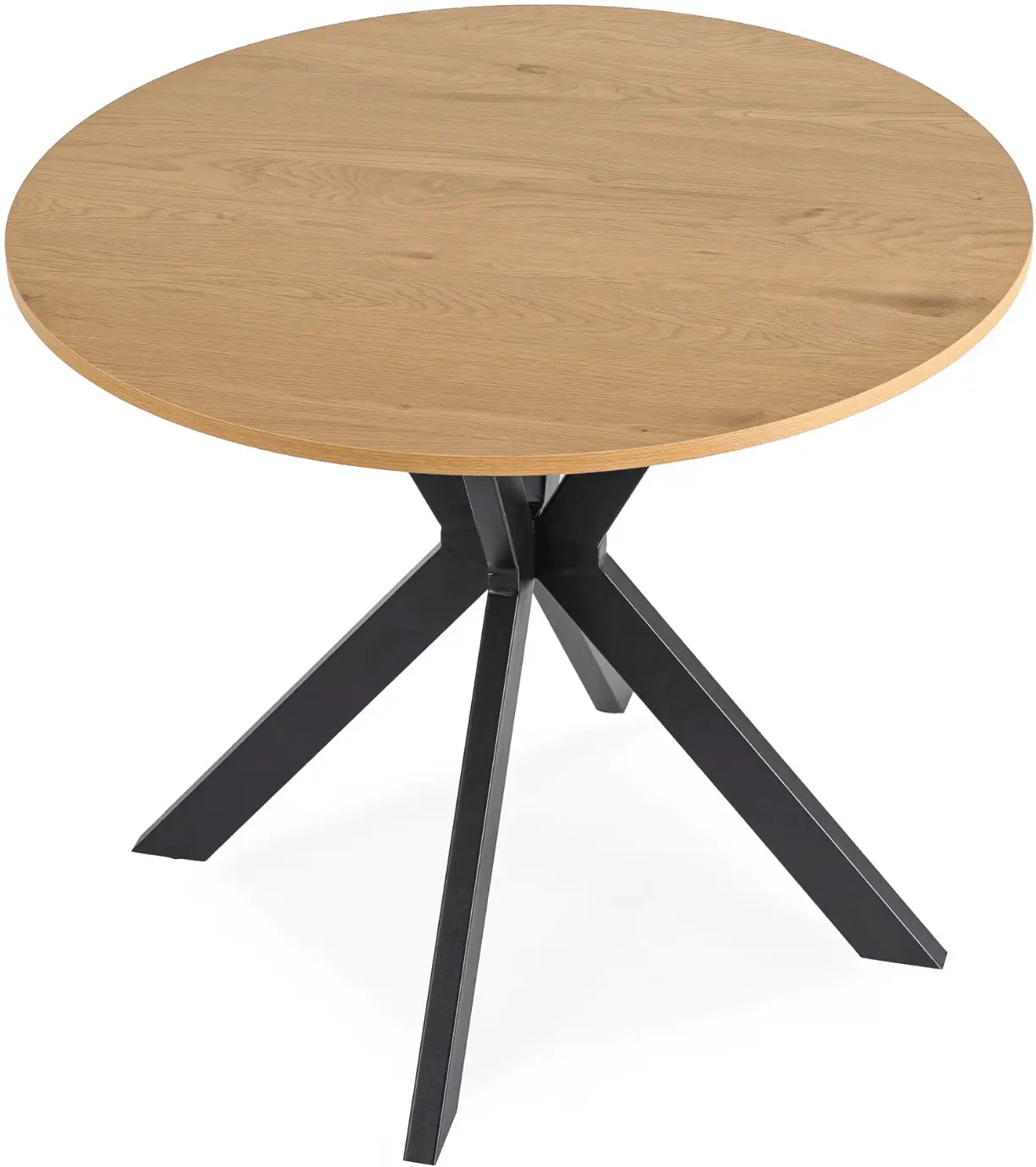 Обеденный набор 1+4 Mebel Elite Lauren 90 Robin (Golden Oak/Black) - 2
