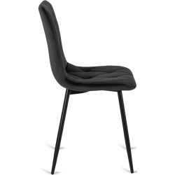 Обеденный набор 1+4 Mebel Elite Lauren 90 Robin (Golden Oak/Black) Thumb