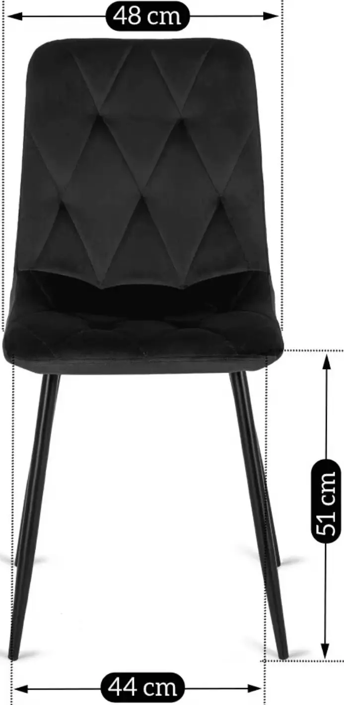 Обеденный набор 1+4 Mebel Elite Lauren 90 Robin (Golden Oak/Black) - 9