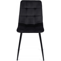 Обеденный набор 1+4 Mebel Elite Lukas 100/250 Peru (Walnut/Black) Thumb