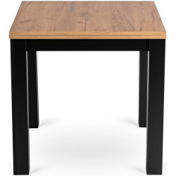 Обеденный набор 1+4 Mebel Elite Max 80/160 Peru (Craft Oak/Black) Thumb