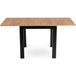 Обеденный набор 1+4 Mebel Elite Max 80/160 Peru (Craft Oak/Black) Thumb