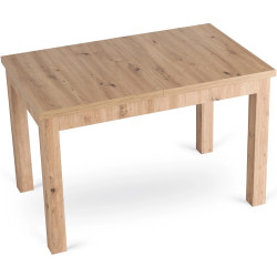 Обеденный набор 1+4 Mebel Elite Skubi 120/160 Rodri (Artisan Oak/Beige) Thumb