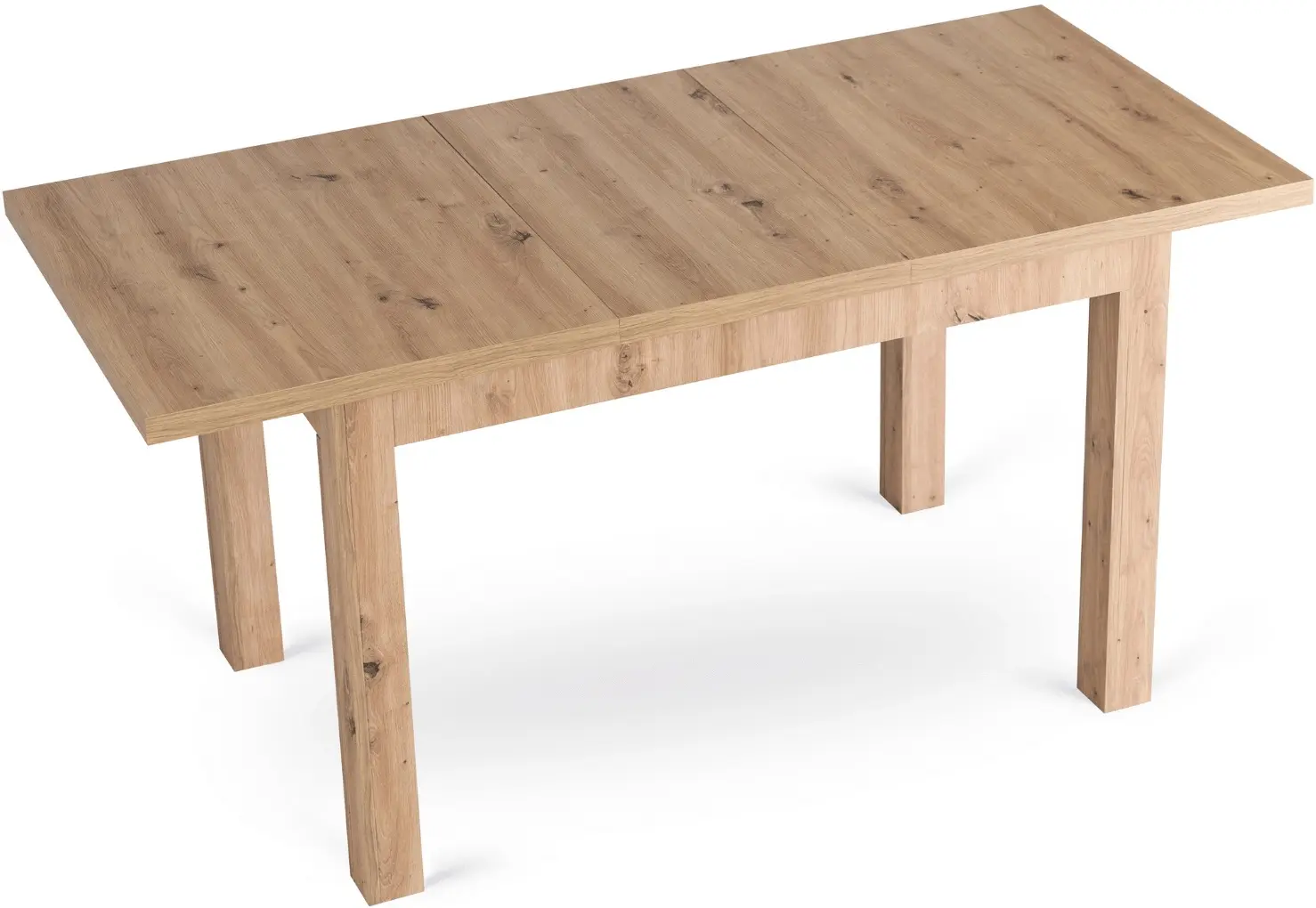 Обеденный набор 1+4 Mebel Elite Skubi 120/160 Rodri (Artisan Oak/Beige) - 3