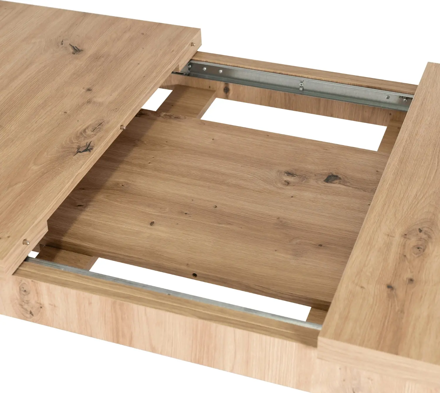 Обеденный набор 1+4 Mebel Elite Skubi 120/160 Rodri (Artisan Oak/Beige) - 4