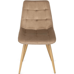 Обеденный набор 1+4 Mebel Elite Skubi 120/160 Rodri (Artisan Oak/Beige) Thumb