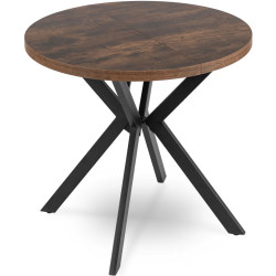 Обеденный набор 1+6 Mebel Elite Dorian 80/160 Lucky (Rustic Oak/Black/Grey) Thumb