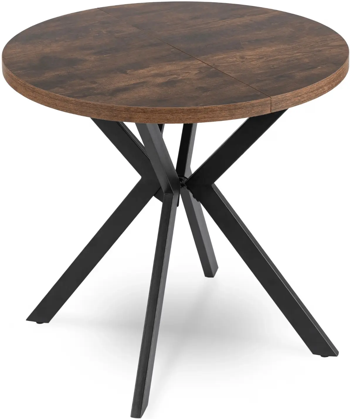 Обеденный набор 1+6 Mebel Elite Dorian 80/160 Lucky (Rustic Oak/Black/Grey) - 3