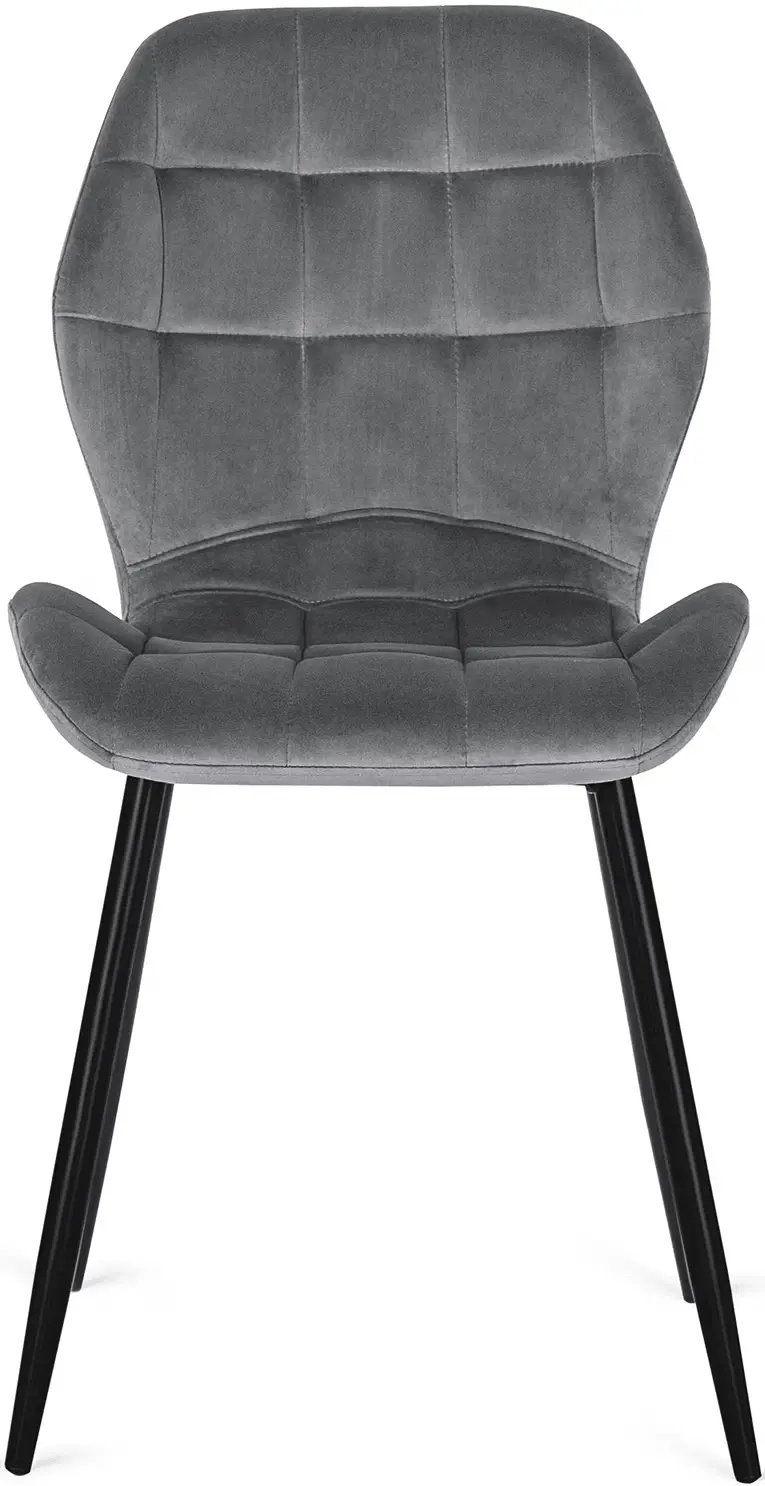 Обеденный набор 1+6 Mebel Elite Dorian 80/160 Lucky (Rustic Oak/Black/Grey) - 7
