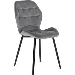 Обеденный набор 1+6 Mebel Elite Dorian 80/160 Lucky (Rustic Oak/Black/Grey) Thumb