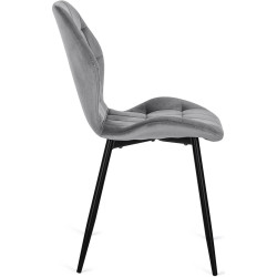 Обеденный набор 1+6 Mebel Elite Dorian 80/160 Lucky (Rustic Oak/Black/Grey) Thumb