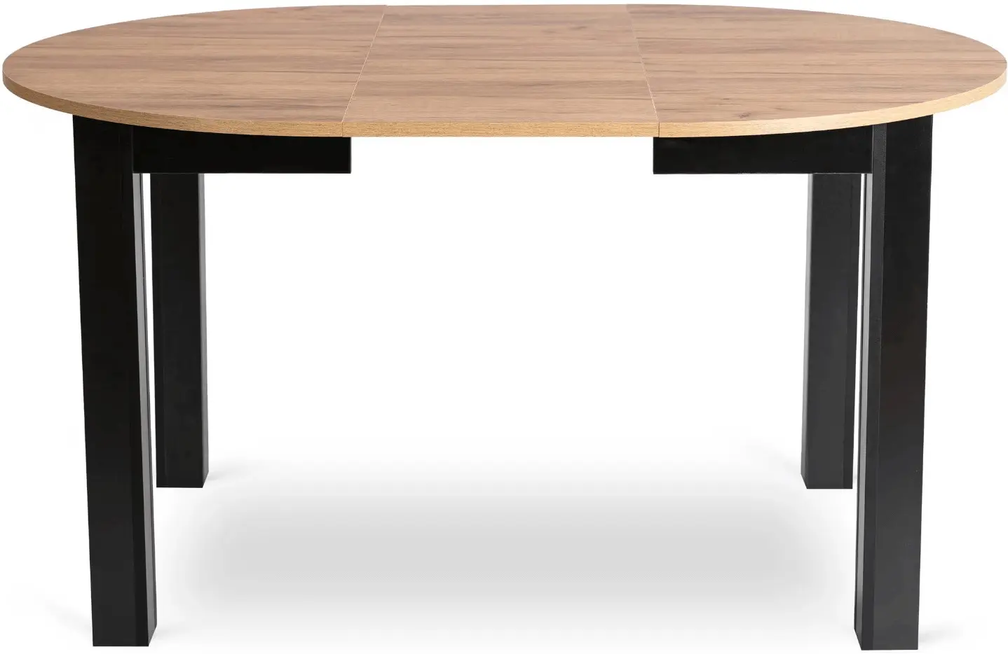 Set masa si scaune 1+6 Mebel Elite Harry 102/142 Chris (Craft Oak/Black/Grey) - 5