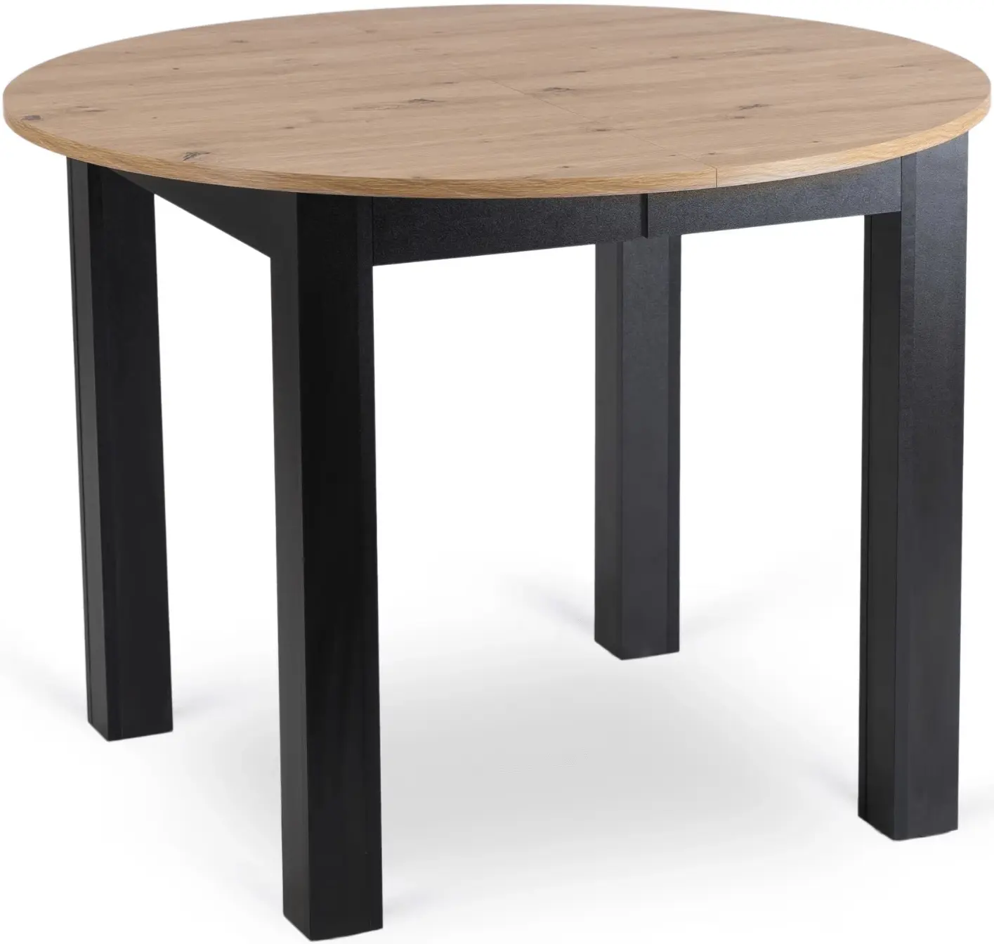 Обеденный набор 1+6 Mebel Elite Harry 102/142 Peru (Artisan Oak/Black) - 2