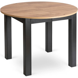 Обеденный набор 1+6 Mebel Elite Harry 102/142 Peru (Craft Oak/Black) Thumb