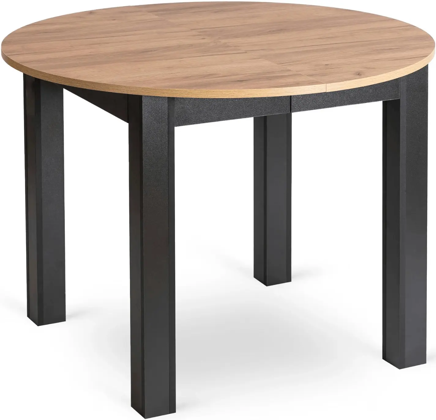 Обеденный набор 1+6 Mebel Elite Harry 102/142 Peru (Craft Oak/Black) - 2