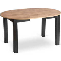 Обеденный набор 1+6 Mebel Elite Harry 102/142 Peru (Craft Oak/Black) Thumb