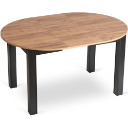Обеденный набор 1+6 Mebel Elite Harry 102/142 Peru (Craft Oak/Black) Thumb