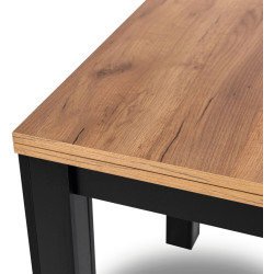Обеденный набор 1+6 Mebel Elite Max 80/160 Peru (Craft Oak/Black) Thumb