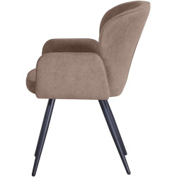 Set de sufragerie Modern Slider 140/180x80x80 Craft Oak Gray/Slate Gray + Fabrik Home Rio Light Brown (1+4) Thumb