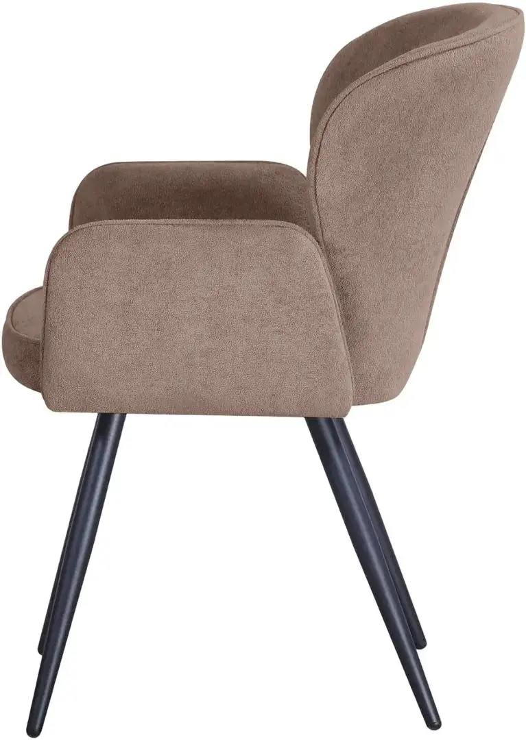 Set de sufragerie Modern Slider 140/180x80x80 Craft Oak Gray/Slate Gray + Fabrik Home Rio Light Brown (1+4)