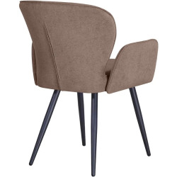 Set de sufragerie Modern Slider 140/180x80x80 Craft Oak Gray/Slate Gray + Fabrik Home Rio Light Brown (1+4) Thumb