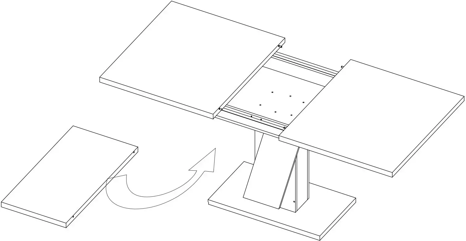 Обеденный набор Modern Slider 140/180x80x80 Craft Oak Gray/Slate Gray + Fabrik Home Sam Светло-серый (1+4)