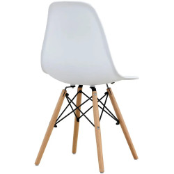 Set de sufragerie Modern Slider 140/180x80x80 Craft Oak Gray/Slate Gray + Sunrise C-01 White/Beech (1+4) Thumb