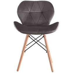 Set de sufragerie Modern Slider 140/180x80x80 Craft Oak Gray/Slate Gray + Sunrise C-22 Gray/Beech (1+4) Thumb