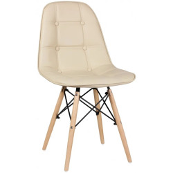 Set de sufragerie Modern Slider 140/180x80x80 Craft Oak Gray/Slate Gray + Sunrise C-24 PU Beige/Beech (1+4) Thumb