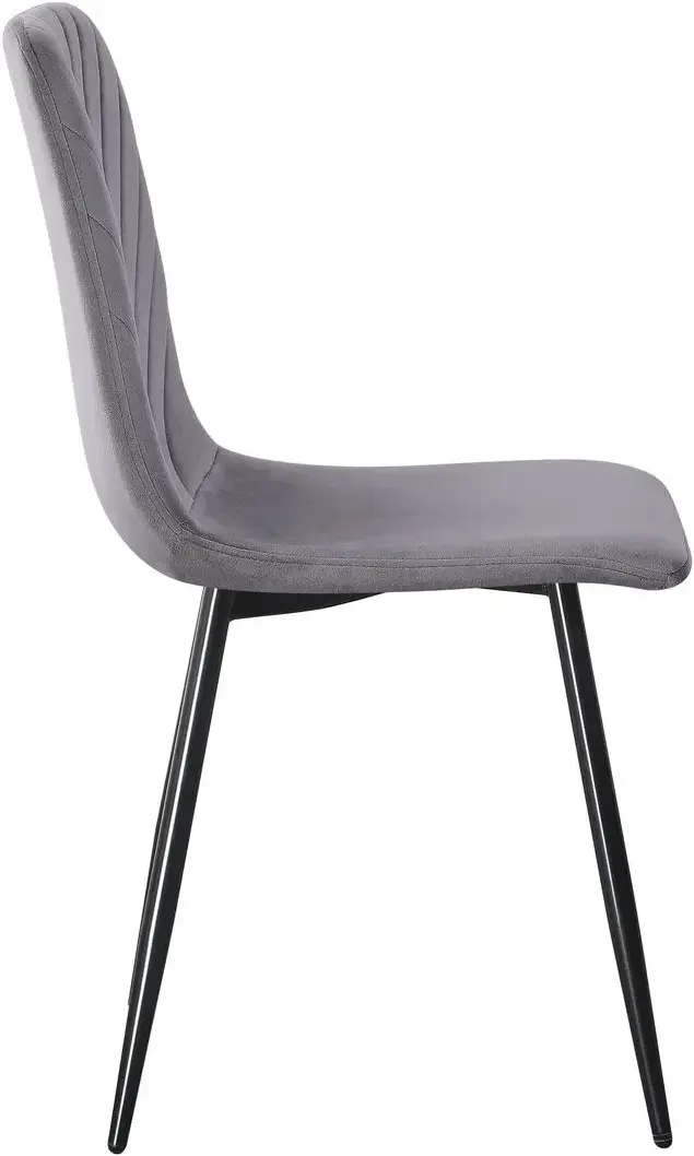 Set de sufragerie Modern Slider 140/180x80x80 Craft Oak Gray/Slate Gray + Yasen DC 5012 S Grey/Black (1+4)