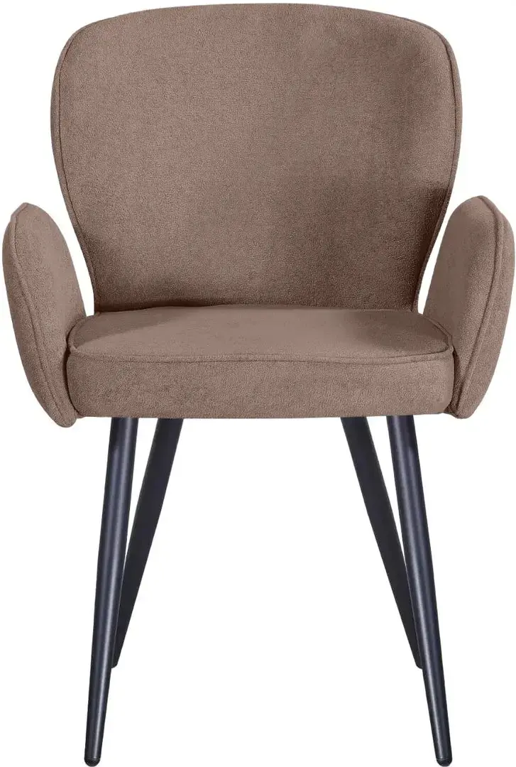 Set de sufragerie Modern Slider 140/180x80x80 Craft Oak White/Slate Gray + Fabrik Home Rio Light Brown (1+4)