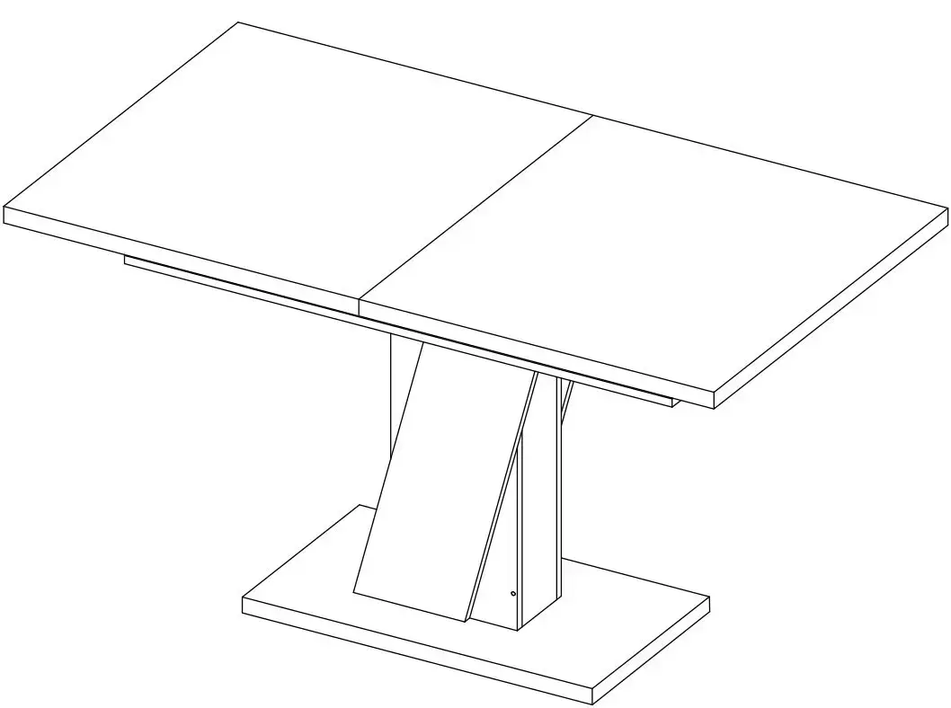 Обеденный набор Modern Slider 140/180x80x80 Craft Oak White/Slate Gray + Fabrik Home Sam Светло-серый (1+4)