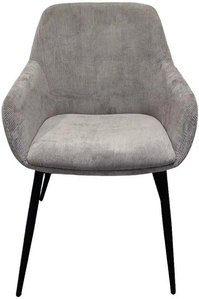 Обеденный набор Modern Slider 140/180x80x80 Craft Oak White/Slate Gray + Fabrik Home Sam Светло-серый (1+4)