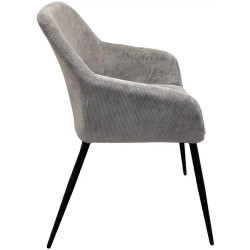 Обеденный набор Modern Slider 140/180x80x80 Craft Oak White/Slate Gray + Fabrik Home Sam Светло-серый (1+4) Thumb