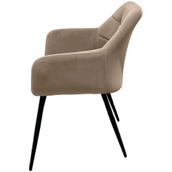 Set de sufragerie Modern Slider 140/180x80x80 Craft Oak White/Slate Gray + Fabrik Home Ugo Light Brown (1+4) Thumb