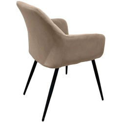 Set de sufragerie Modern Slider 140/180x80x80 Craft Oak White/Slate Gray + Fabrik Home Ugo Light Brown (1+4) Thumb