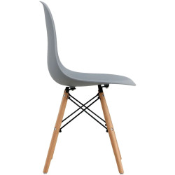 Set de sufragerie Modern Slider 140/180x80x80 Craft Oak White/Slate Gray + Sunrise C-01 Gray/Beech (1+4) Thumb